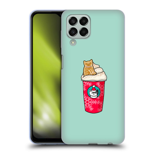 Beth Wilson Doodlecats Gingerbread Latte Soft Gel Case for Samsung Galaxy M33 (2022)