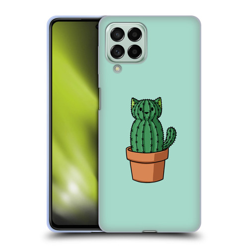 Beth Wilson Doodlecats Cactus Soft Gel Case for Samsung Galaxy M53 (2022)