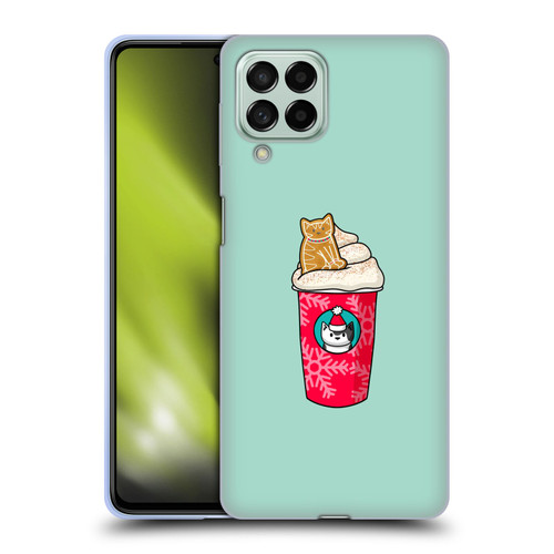 Beth Wilson Doodlecats Gingerbread Latte Soft Gel Case for Samsung Galaxy M53 (2022)