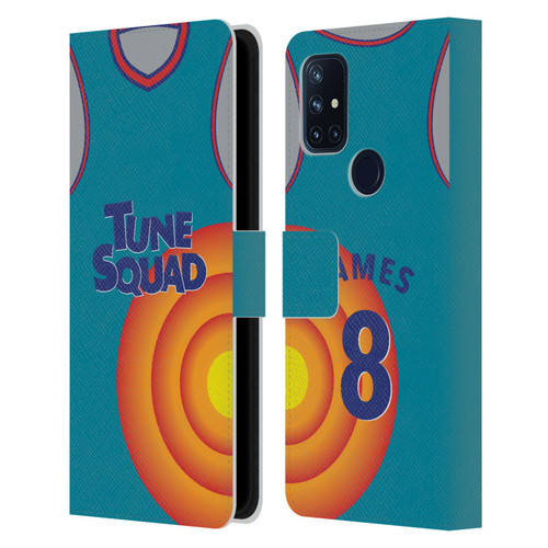 Space Jam: A New Legacy Graphics Jersey Leather Book Wallet Case Cover For OnePlus Nord N10 5G