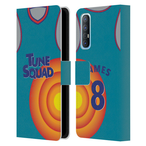 Space Jam: A New Legacy Graphics Jersey Leather Book Wallet Case Cover For OPPO Find X2 Neo 5G