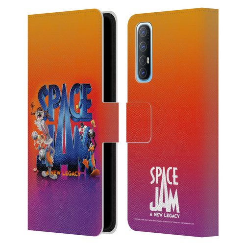 Space Jam: A New Legacy Graphics Poster Leather Book Wallet Case Cover For OPPO Find X2 Neo 5G