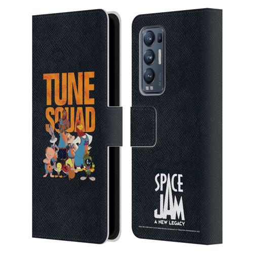Space Jam: A New Legacy Graphics Tune Squad Leather Book Wallet Case Cover For OPPO Find X3 Neo / Reno5 Pro+ 5G