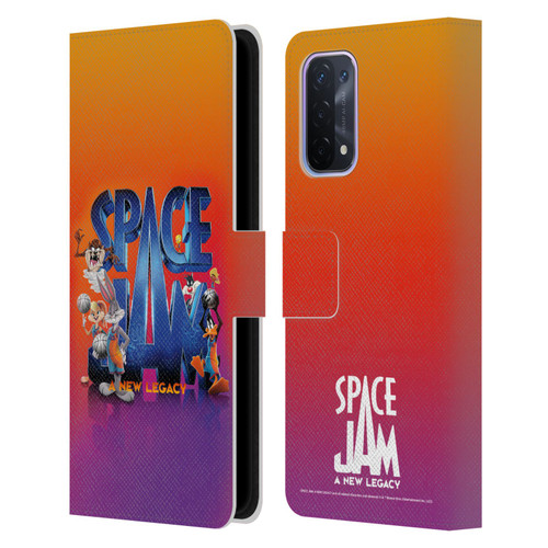 Space Jam: A New Legacy Graphics Poster Leather Book Wallet Case Cover For OPPO A54 5G