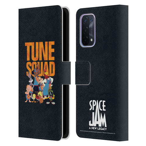 Space Jam: A New Legacy Graphics Tune Squad Leather Book Wallet Case Cover For OPPO A54 5G