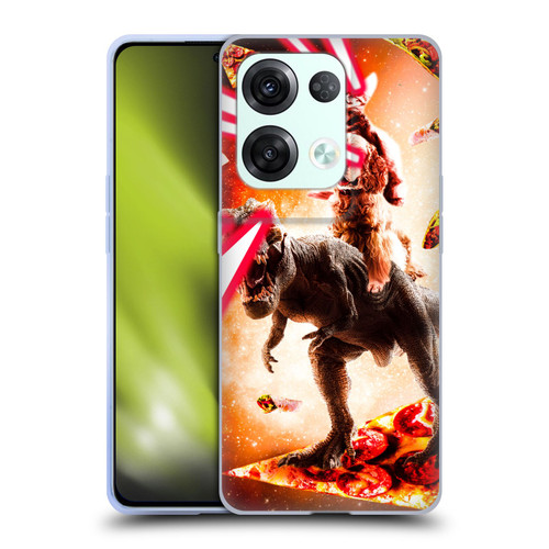 Random Galaxy Space Cat Dinosaur & Dog Lazer Eye Soft Gel Case for OPPO Reno8 Pro