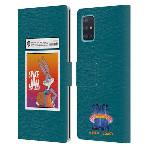 Space Jam: A New Legacy Graphics Bugs Bunny Card Leather Book Wallet Case Cover For Samsung Galaxy A51 (2019)