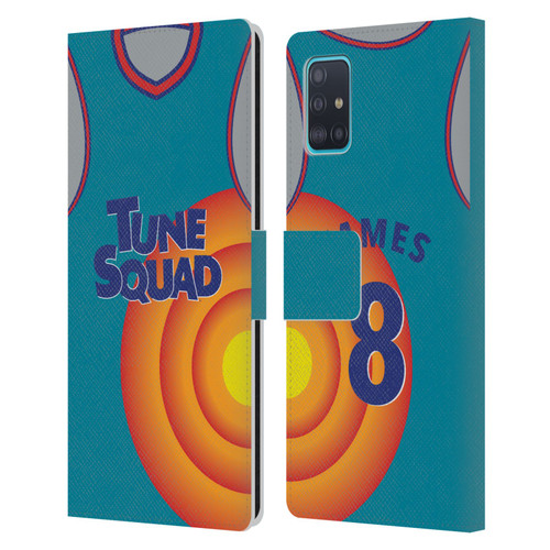 Space Jam: A New Legacy Graphics Jersey Leather Book Wallet Case Cover For Samsung Galaxy A51 (2019)
