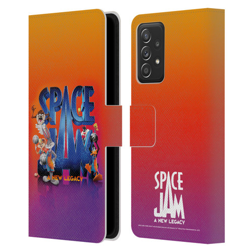 Space Jam: A New Legacy Graphics Poster Leather Book Wallet Case Cover For Samsung Galaxy A53 5G (2022)