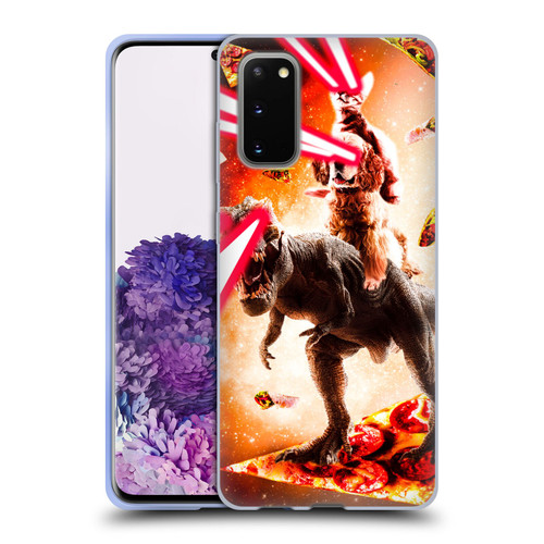 Random Galaxy Space Cat Dinosaur & Dog Lazer Eye Soft Gel Case for Samsung Galaxy S20 / S20 5G