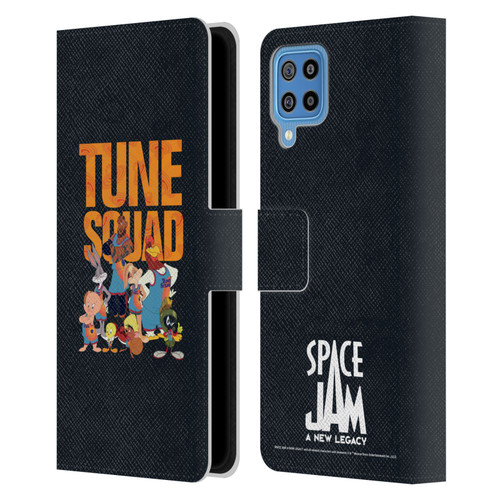Space Jam: A New Legacy Graphics Tune Squad Leather Book Wallet Case Cover For Samsung Galaxy F22 (2021)