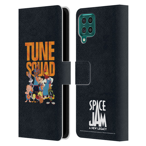 Space Jam: A New Legacy Graphics Tune Squad Leather Book Wallet Case Cover For Samsung Galaxy F62 (2021)