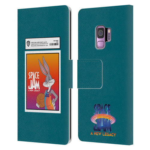 Space Jam: A New Legacy Graphics Bugs Bunny Card Leather Book Wallet Case Cover For Samsung Galaxy S9