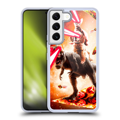 Random Galaxy Space Cat Dinosaur & Dog Lazer Eye Soft Gel Case for Samsung Galaxy S22 5G