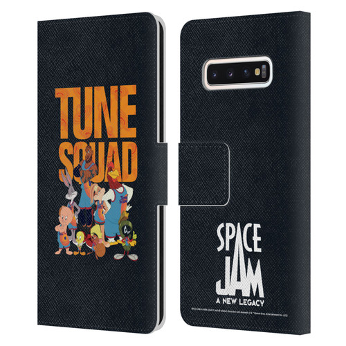 Space Jam: A New Legacy Graphics Tune Squad Leather Book Wallet Case Cover For Samsung Galaxy S10