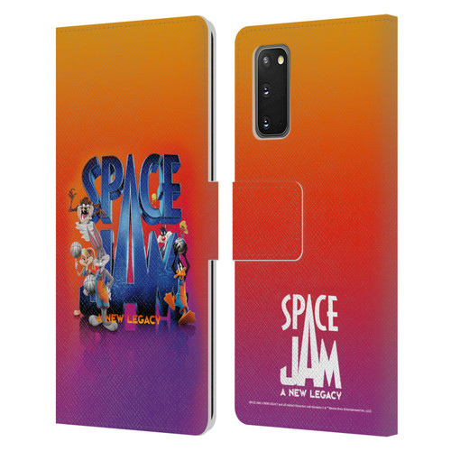 Space Jam: A New Legacy Graphics Poster Leather Book Wallet Case Cover For Samsung Galaxy S20 / S20 5G