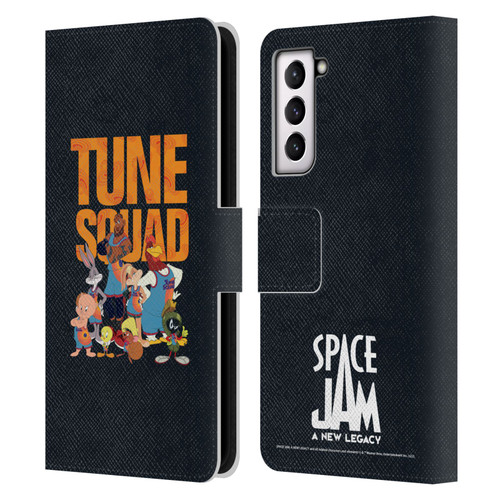 Space Jam: A New Legacy Graphics Tune Squad Leather Book Wallet Case Cover For Samsung Galaxy S21 5G