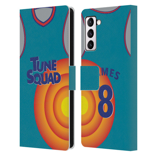 Space Jam: A New Legacy Graphics Jersey Leather Book Wallet Case Cover For Samsung Galaxy S21+ 5G