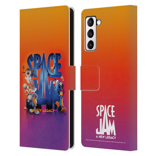 Space Jam: A New Legacy Graphics Poster Leather Book Wallet Case Cover For Samsung Galaxy S21+ 5G