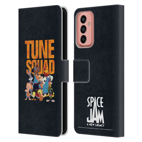 Space Jam: A New Legacy Graphics Tune Squad Leather Book Wallet Case Cover For Samsung Galaxy M13 (2022)