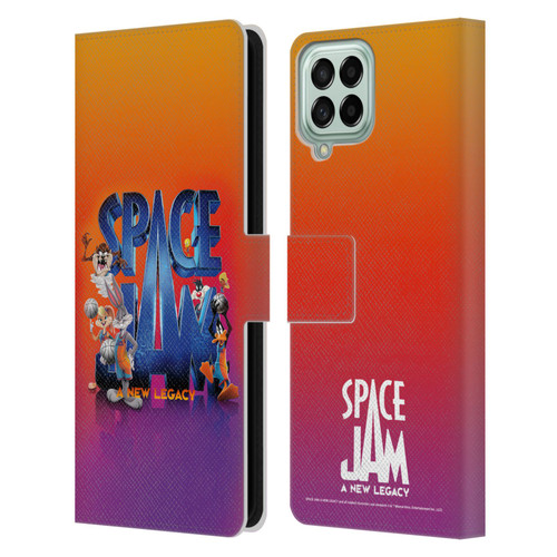 Space Jam: A New Legacy Graphics Poster Leather Book Wallet Case Cover For Samsung Galaxy M33 (2022)