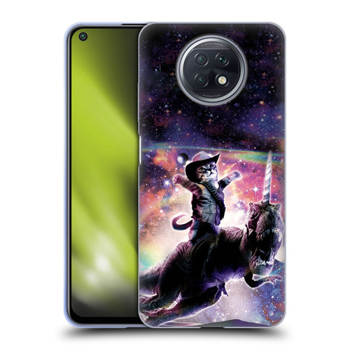 Random Galaxy Space Cat Dinosaur Unicorn Soft Gel Case for Xiaomi Redmi Note 9T 5G