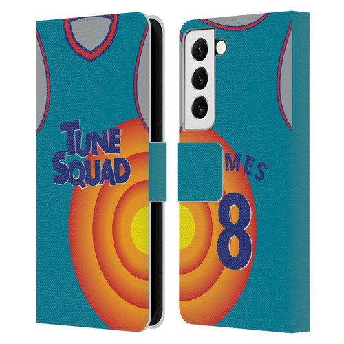 Space Jam: A New Legacy Graphics Jersey Leather Book Wallet Case Cover For Samsung Galaxy S22 5G