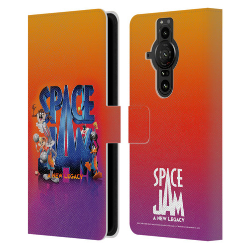 Space Jam: A New Legacy Graphics Poster Leather Book Wallet Case Cover For Sony Xperia Pro-I