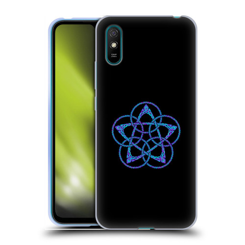 Beth Wilson Celtic Knot Stars Blue & Purple Circles Soft Gel Case for Xiaomi Redmi 9A / Redmi 9AT