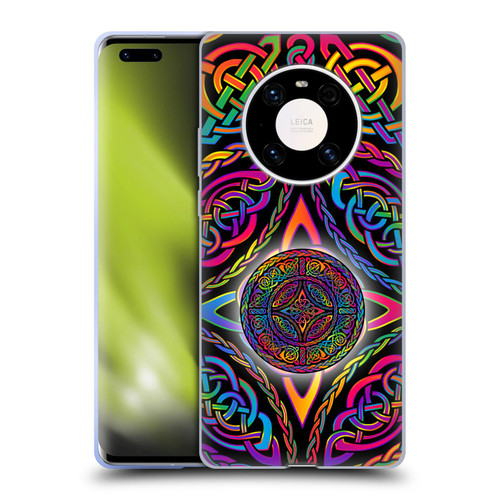 Beth Wilson Rainbow Celtic Knots Shield Soft Gel Case for Huawei Mate 40 Pro 5G