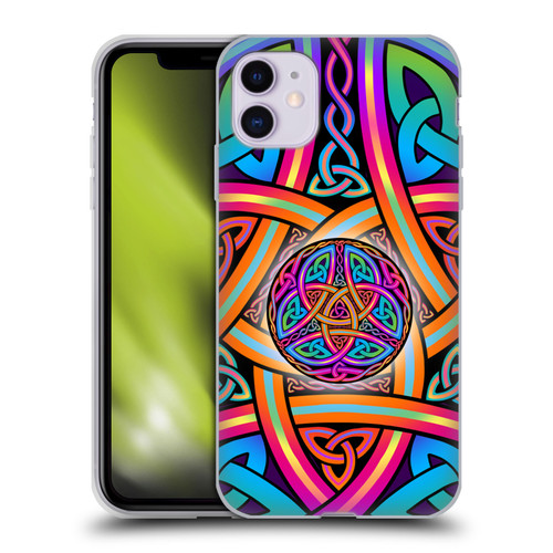 Beth Wilson Rainbow Celtic Knots Divine Soft Gel Case for Apple iPhone 11