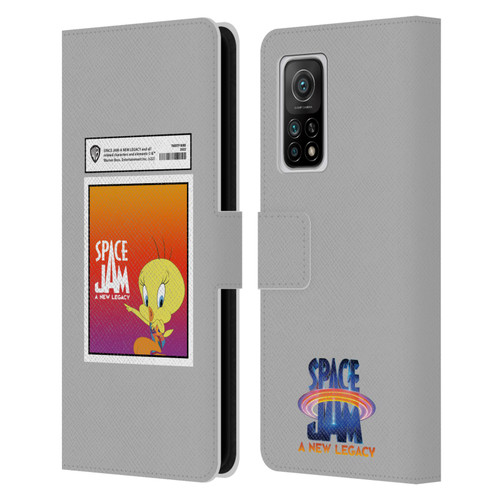 Space Jam: A New Legacy Graphics Tweety Bird Card Leather Book Wallet Case Cover For Xiaomi Mi 10T 5G