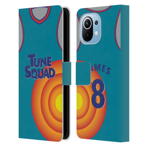Space Jam: A New Legacy Graphics Jersey Leather Book Wallet Case Cover For Xiaomi Mi 11