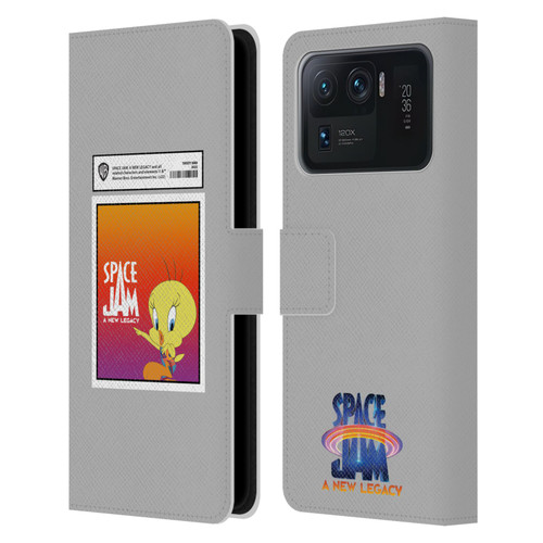 Space Jam: A New Legacy Graphics Tweety Bird Card Leather Book Wallet Case Cover For Xiaomi Mi 11 Ultra