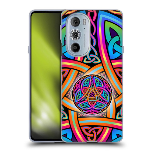 Beth Wilson Rainbow Celtic Knots Divine Soft Gel Case for Motorola Edge X30