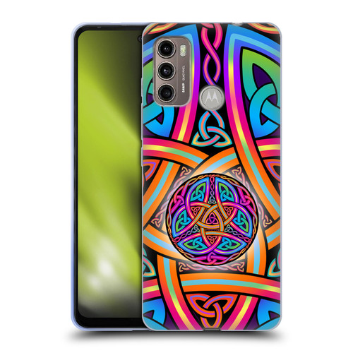 Beth Wilson Rainbow Celtic Knots Divine Soft Gel Case for Motorola Moto G60 / Moto G40 Fusion