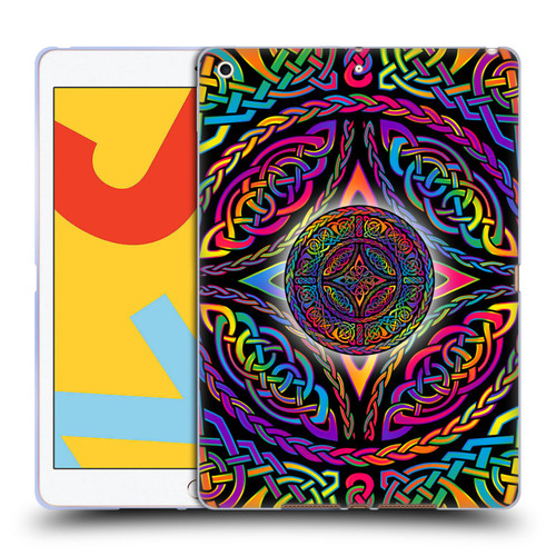 Beth Wilson Rainbow Celtic Knots Shield Soft Gel Case for Apple iPad 10.2 2019/2020/2021