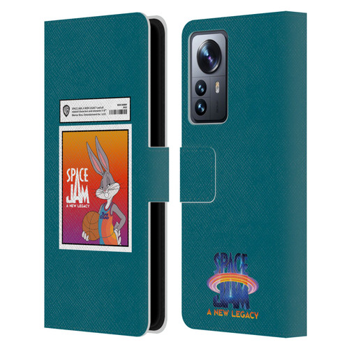 Space Jam: A New Legacy Graphics Bugs Bunny Card Leather Book Wallet Case Cover For Xiaomi 12 Pro