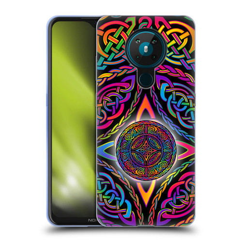 Beth Wilson Rainbow Celtic Knots Shield Soft Gel Case for Nokia 5.3