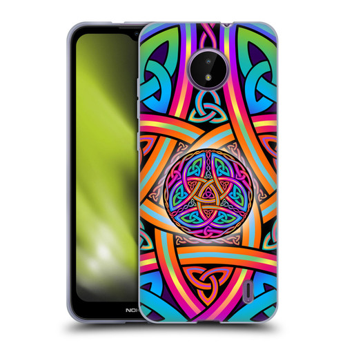 Beth Wilson Rainbow Celtic Knots Divine Soft Gel Case for Nokia C10 / C20