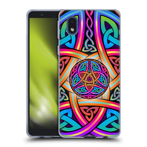 Beth Wilson Rainbow Celtic Knots Divine Soft Gel Case for Samsung Galaxy A01 Core (2020)