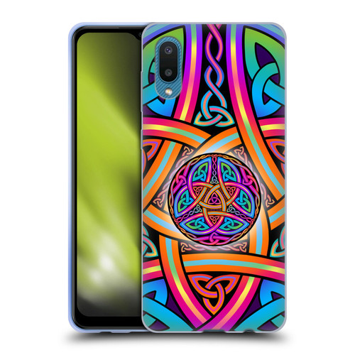 Beth Wilson Rainbow Celtic Knots Divine Soft Gel Case for Samsung Galaxy A02/M02 (2021)