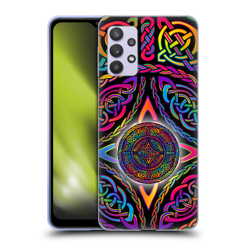 Beth Wilson Rainbow Celtic Knots Shield Soft Gel Case for Samsung Galaxy A32 5G / M32 5G (2021)