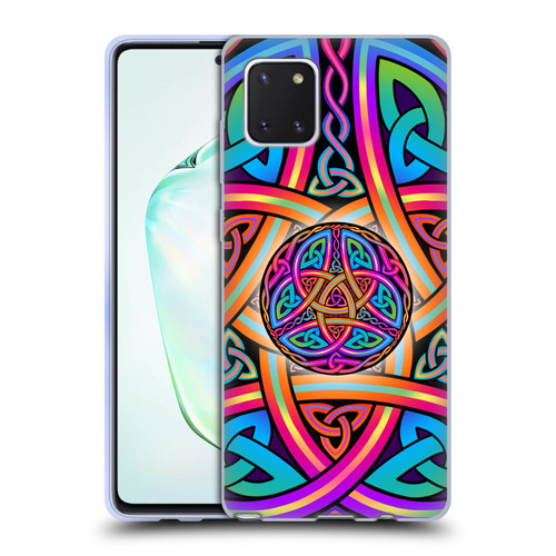 Beth Wilson Rainbow Celtic Knots Divine Soft Gel Case for Samsung Galaxy Note10 Lite