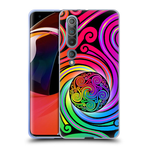 Beth Wilson Rainbow Celtic Knots Spirals Soft Gel Case for Xiaomi Mi 10 5G / Mi 10 Pro 5G