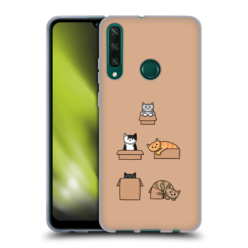 Beth Wilson Doodle Cats 2 Boxes Soft Gel Case for Huawei Y6p