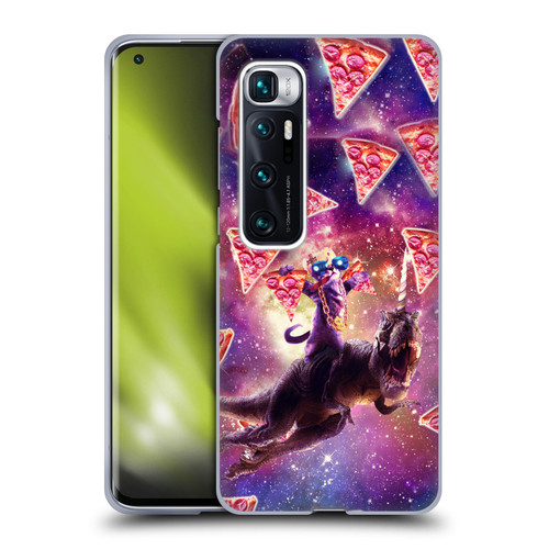 Random Galaxy Space Pizza Ride Thug Cat & Dinosaur Unicorn Soft Gel Case for Xiaomi Mi 10 Ultra 5G