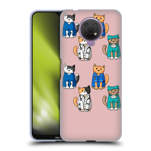 Beth Wilson Doodle Cats 2 Professionals Soft Gel Case for Nokia G10