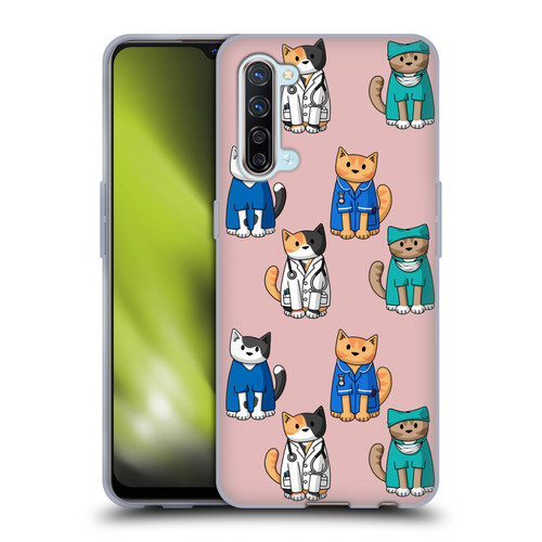 Beth Wilson Doodle Cats 2 Professionals Soft Gel Case for OPPO Find X2 Lite 5G