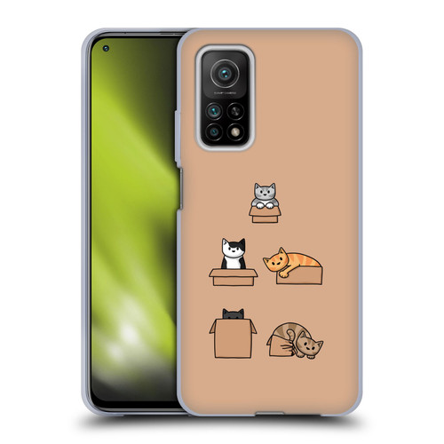 Beth Wilson Doodle Cats 2 Boxes Soft Gel Case for Xiaomi Mi 10T 5G